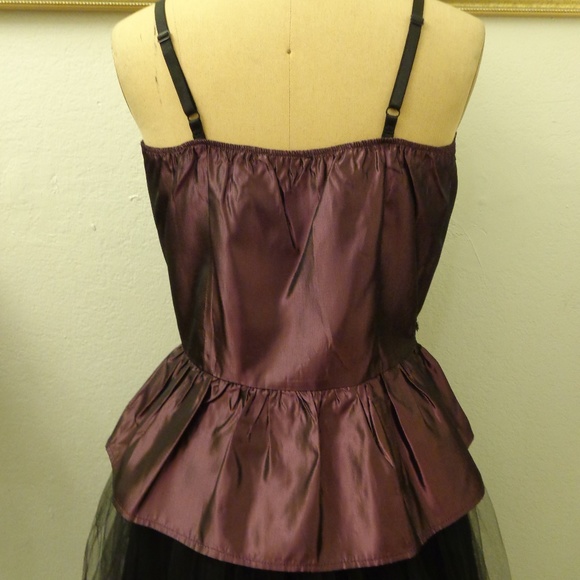 Angel Kiss Purple and Black Lace Camisole - Picture 4 of 7